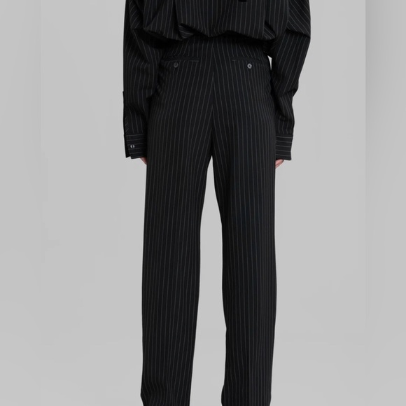 Frankie Shop BEA FLUID PINSTRIPE PANTS - Picture 5 of 7